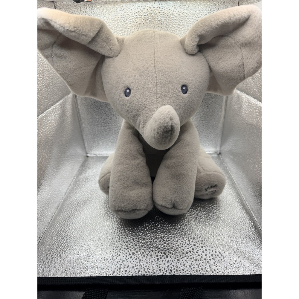 Baby Gund Animated Flappy The Elephant Plush Toy Plays Peek-a-boo Sings Talks